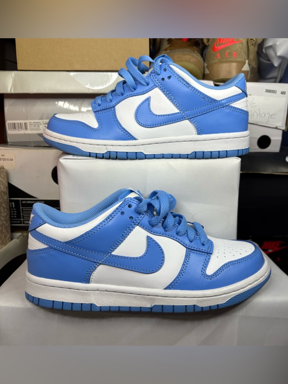 Size 5Y - Nike Dunk Low University Blue CW1590-103